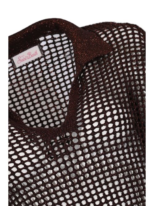 Polo in crochet di misto viscosa e lurex Mc2 Saint Barth | NAS000100255L